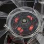 LED Computer PC Case Cooler Fan, DC 12V 4Pin Cooling Fan for Computer Case CPU Heatsink Cooler