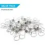 TSJ 20 Pack Laundry Hooks Clothes Pins Hanging Clips Metal Baby Delicate Item Hanger Rack Office Home Travel Portable TSJ 20 Pack Laundry Hooks Clothes Pins Hanging Clips Metal Baby Delicate Item Hanger Rack Office Home Travel Portable