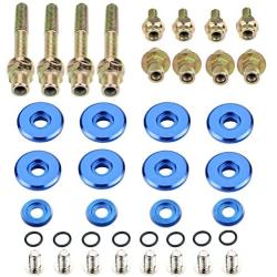 Dewhel B-SERIES B16 B17 B18 VTEC LOW-PROFILE SLIM VALVE COVER HARDWARE WASHER BOLT Color Blue