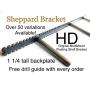 Sheppard Brackets - Heavy Duty Metal Floating Shelf Brackets Easy Mount, Mounting Locations Every Half inch (70 inch)