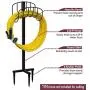 Artigarden Freestanding Garden Hose Holder Hanger, Heavy Duty Metal Water Hose Storage Stand Rack Artigarden Freestanding Garden Hose Holder Hanger, Heavy Duty Metal Water Hose Storage Stand Rack