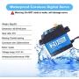 Smraza 20KG Digital Servo Motor Full Metal Gear Steering Gear with 20kg High Torque Waterproof for RC Robot Arm Car Boat Model DIY DS3218, Control Angle 270°