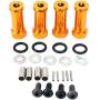 HONG YI-HAT 12mm Lengthen Combiner Wheel Hex Adapters 30mm Extension for WLtoys 144001 12428 A959 RC Car Upgrade Spare Parts Spare Parts (Color : Yellow)
