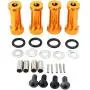HONG YI-HAT 12mm Lengthen Combiner Wheel Hex Adapters 30mm Extension for WLtoys 144001 12428 A959 RC Car Upgrade Spare Parts Spare Parts (Color : Yellow)