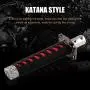 RYANSTAR Katana Shift Knob Samurai Sword Gear Shifter with 4 Adapters Universal Fit Compatible with Manual Cars Most Automatic Cars with 4 Adapters Black+Red RYANSTAR Katana Shift Knob Samurai Sword Gear Shifter with 4 Adapters Universal Fit Compatible with Manual Cars Most Automatic Cars with 4 Adapters Black+Red