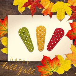 Beaditive Embroidery Scissors Sheath (3-Piece Set) Autumn | Red, Yellow, Green Polka Dot