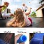 Outdoor Trampoline with Enclosure 12FT - Full Size Backyard Trampoline with Safety Net - Enclosed Trampoline for Kids, Teen, Adult - 12 Feet Indoor Outdoor Trampolines - SereneLife SLTRA12BL