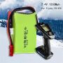 Longay 7.4v 1500mah 2S Lipo Battery Spare Part for Flysky FS-GT5 2.4G 6CH Transmitter