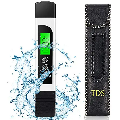 Water Tester Digital TDS Meter, EC Meter, PPM Meter and Temp Meter,0-9999 ppm, Portable Water Quality Tester Suitable for Home ATC Drinking Water, Spa, Aquarium Water Tester Digital TDS Meter, EC Meter, PPM Meter and Temp Meter,0-9999 ppm, Portable Water Quality Tester Suitable for Home ATC Drinking Water, Spa, Aquarium