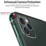 ESR Bumper Case Compatible for iPhone 11 Pro Max, Metal Frame Armor with Soft Inner Bumper [Zero Signal Interference] [Raised Edge Protection] for iPhone 11 Pro Max 6.5''(2019), Dark Green