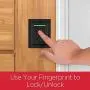 Kwikset Halo Touch Contemporary Square Wi-Fi Fingerprint Smart Lock No Hub Required featuring SmartKey Security in Matte Black (99590-004) Kwikset Halo Touch Contemporary Square Wi-Fi Fingerprint Smart Lock No Hub Required featuring SmartKey Security in Matte Black (99590-004)