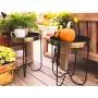 H Potter Indoor Outdoor Side Patio Table Living Room Kitchen Small Spaces Quick Folding Stand and Removable Round Metal Tray for Drinks or Appetizers Gar618 Brass H Potter Indoor Outdoor Side Patio Table Living Room Kitchen Small Spaces Quick Folding Stand and Removable Round Metal Tray for Drinks or Appetizers Gar618 Brass