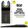 110 PC Wood Plastic Soft-Metal Oscillating Multi Tool Saw Blades and Reciprocating Saw Blade Compatible with Dewalt, Milwaukee, Rockwell, Craftsman, and More