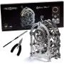 Model Clock Kit - DIY Model of a Vintage Clock - 3D Model kit Mysterious Timer 2 - Wind-Up Clock Collectible | 3D Puzzle for Adults - Metal DIY Kit | Collectible - Clockwork Metal Puzzle Model Clock Kit - DIY Model of a Vintage Clock - 3D Model kit Mysterious Timer 2 - Wind-Up Clock Collectible | 3D Puzzle for Adults - Metal DIY Kit | Collectible - Clockwork Metal Puzzle