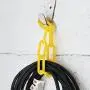 Houseables Plastic Chain, Safety Barrier, 124 Foot, 2'' Links, Light Weight, UV Protected, Accessory for Crowd Control, Queue Line, Decoration, Chains Link Fence (Yellow) Houseables Plastic Chain, Safety Barrier, 124 Foot, 2'' Links, Light Weight, UV Protected, Accessory for Crowd Control, Queue Line, Decoration, Chains Link Fence (Yellow)
