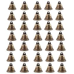 Vintage Bronze Jingle Bells, Adv-one 35Pcs Metal Bell for Dog Training Doorbell Wind Chimes Making Art Crafts, Christmas Decorations