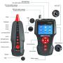 Network Cable Tester, Wire Tracker with For Multi-functional RJ45, RJ11, BNC, Metal Cable, PING, POE AT226-C