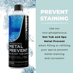 MAV AquaDoc Spa Metal Control - Advanced Spa Metal and Stain Control & Spa Metal Prevent. Maximize Your Hot Tub Metal and Stain Control and Keep The Spa Metal Out of Your Hot Tub 16oz