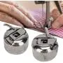 Sewing Machine Part - 2Pcs Metal Reverse Bobbin Case Sewing Machine Accessories for Household Use Sewing Machine Part - 2Pcs Metal Reverse Bobbin Case Sewing Machine Accessories for Household Use
