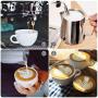 HULISEN 5oz/150ml Mini Milk Pitcher, Stainless Steel Espresso Pitcher Latte Frothing Pitcher