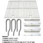 Direct Store Parts Kit DG131 Replacement for Jenn Air Gas Grill 720-0336 (Stainless Steel Burner + Stainless Steel Heat Plate + Solid Stainless Steel Cooking Grid)