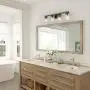 CLAXY Glass Mason Jar Wall Sconces Faux Distressed Metal 4 Light Bath Vanity Lights CLAXY Glass Mason Jar Wall Sconces Faux Distressed Metal 4 Light Bath Vanity Lights