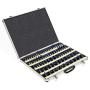 XtremepowerUS 80pcs 1/2'' Shank Carbide Router Bits Tungsten Carbide Bit Set Woodworking Tool Carbon Steel 2 Blade 3 Blade Carrying Case