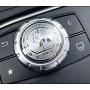 MAXDOOL AMG Metal Modified Center Console Multimedia Control Button Knob Trims Cover Decals Emblems Stickers for Mercedes Benz A B E GLK GLA CLA GLE ML GL Class (29mm Knob)