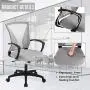 Office Chair Ergonomic Desk Chair Mesh Computer Chair with Lumbar Support Armrest Mid Back Rolling Swivel Task Adjustable Chair for Women Adults, Grey Office Chair Ergonomic Desk Chair Mesh Computer Chair with Lumbar Support Armrest Mid Back Rolling Swivel Task Adjustable Chair for Women Adults, Grey