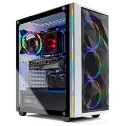Skytech Chronos Gaming PC Desktop - AMD Ryzen 7 3700X 3.6GHz, RTX 3070 8GB, 16GB DDR4 3600, 1TB NVME, B550 Motherboard, 650W Gold PSU, Windows 10 Home 64-bit, White