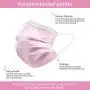 Pink Face Mask, Pink Disposable Face Mask, Disposable Masks Pink, Daily Protection Mask with Filter Layer and Knitted Earloops Pink Face Masks (Pack of 50) Pink Face Mask, Pink Disposable Face Mask, Disposable Masks Pink, Daily Protection Mask with Filter Layer and Knitted Earloops Pink Face Masks (Pack of 50)