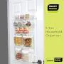 Smart Design Over The Door Adjustable Pantry Organizer Rack w/ 6 Adjustable Shelves - Large 58 Inch - Steel Construction w/ Hooks & Screws - for Cans, Food, Misc. Item - Kitchen [White]