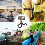 MAEXUS Camera Flexible Tripod, Phone Tripod with Bluetooth Remote and Universal Clip, 360° Adjustable Mini Travel Tripod Portable Camera Stand Holder for Android Selfie SLR Sports Camera