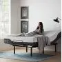 LUCID L150 Bed Base – Upholstered Frame – Head and Foot Incline – Wireless Remote Control Adjustable, Full, Charcoal LUCID L150 Bed Base – Upholstered Frame – Head and Foot Incline – Wireless Remote Control Adjustable, Full, Charcoal