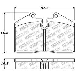 StopTech 309.06090 Street Performance Front Brake Pad