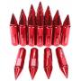 MOSTPLUS 60mm M12X1.5 Racing Wheel Spiked Lug Nuts Extended Pack of 20 (Red) MOSTPLUS 60mm M12X1.5 Racing Wheel Spiked Lug Nuts Extended Pack of 20 (Red)