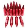 MOSTPLUS 60mm M12X1.5 Racing Wheel Spiked Lug Nuts Extended Pack of 20 (Red)