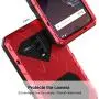 OnePlus 6T Case, 6T Phone Case, Armor Aluminum Alloy Metal Cover Heavy Duty Soft Rubber Shockproof Protective Military Bumper Outdoor OnePlus 6T for Men with Tempered Glass Feitenn - Red OnePlus 6T Case, 6T Phone Case, Armor Aluminum Alloy Metal Cover Heavy Duty Soft Rubber Shockproof Protective Military Bumper Outdoor OnePlus 6T for Men with Tempered Glass Feitenn - Red