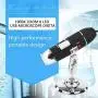 AYNEFY Magnification Endoscope, 8 LED Digital USB Microscope 1000x Mini Inspection Camera with Metal Stand for Industrial Testing Computer Parts Testing AYNEFY Magnification Endoscope, 8 LED Digital USB Microscope 1000x Mini Inspection Camera with Metal Stand for Industrial Testing Computer Parts Testing