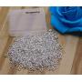 Shapenty 1000PCS Silver Plated Iron Open Jump Rings Connectors Bulk for DIY Craft Earring Necklace Bracelet Pendant Choker Jewelry Making Findings and Key Ring Chain Accessories (Silver, 4mm)
