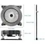 CPU Cooler 1U Low Profile CPU Cooling Fan Full Copper & Aluminum Structure 60 mm PWM Fan & 4-Pin Connector, Slim 27mm Height Saves Internal Space 13dBA Silent Noise Level High End 2 Ball Bearing CPU Cooler 1U Low Profile CPU Cooling Fan Full Copper & Aluminum Structure 60 mm PWM Fan & 4-Pin Connector, Slim 27mm Height Saves Internal Space 13dBA Silent Noise Level High End 2 Ball Bearing