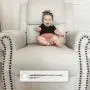 Delta Children Dylan Nursery Recliner Glider Swivel Chair, Blush Delta Children Dylan Nursery Recliner Glider Swivel Chair, Blush