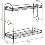 Yaheetech 2 Tier Metal Plant Stand for Outdoor/Indoor, Plant Display Rack Flower Pot Stand Shelf for Home Garden Backyard Patio, Home Storage Organizer Rack Black,33.5 x 13.4 x 31.9 inch Yaheetech 2 Tier Metal Plant Stand for Outdoor/Indoor, Plant Display Rack Flower Pot Stand Shelf for Home Garden Backyard Patio, Home Storage Organizer Rack Black,33.5 x 13.4 x 31.9 inch