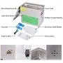 2L/0.53Gal Ultrasonic Jewelry Cleaner,Professional Ultrasonic Cleaner with Digital Timer and Basket for Jewelry,Ring,Eyeglasses,Denture,Watchband,Coins,Small Metal Parts,Daily Necessaries 2L/0.53Gal Ultrasonic Jewelry Cleaner,Professional Ultrasonic Cleaner with Digital Timer and Basket for Jewelry,Ring,Eyeglasses,Denture,Watchband,Coins,Small Metal Parts,Daily Necessaries
