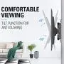 Mounting Dream TV Mount Full Motion TV Wall Mounts for 26-55 inch, Some up to 65 inch LED, LCD Flat Screen TV, Wall Mount Bracket up to VESA 400 x 400mm 99 lbs. Fits 16”, 18”, 24” Wood Studs MD2380-24 Mounting Dream TV Mount Full Motion TV Wall Mounts for 26-55 inch, Some up to 65 inch LED, LCD Flat Screen TV, Wall Mount Bracket up to VESA 400 x 400mm 99 lbs. Fits 16”, 18”, 24” Wood Studs MD2380-24