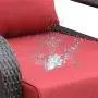 Outdoor Resin Wicker Patio Recliner Chair with Cushions, Patio Furniture Auto Adjustable Rattan Sofa, UV/Fade/Water/Sweat/Rust Resistant, Easy to Assemble (Red) Outdoor Resin Wicker Patio Recliner Chair with Cushions, Patio Furniture Auto Adjustable Rattan Sofa, UV/Fade/Water/Sweat/Rust Resistant, Easy to Assemble (Red)