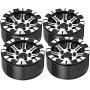 LAFEINA 1.9 inch Metal Beadlock Wheel Rim for 1/10 RC Rock Crawler Car Axial SCX10 Tamiya CC01 RC4WD D90 Traxxas TRX-4 Parts