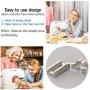 Quilting Ruler Foot Presser Free-Motion Round Ruler Foot High Shank-Open Toe Sewing Machine Parts for Horizontal Rotary Hook Models (6 mm Maximum Width)
