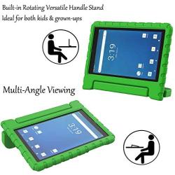 LTROP Onn 7 Inch Tablet Case, Surf Onn 7 Tablet Case, Shockproof Handle Stand Child Proof Case for Walmart Onn 7'' Tablet Android 2020/2019 (Model: 100005206/100015685) Green