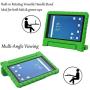 LTROP Onn 7 Inch Tablet Case, Surf Onn 7 Tablet Case, Shockproof Handle Stand Child Proof Case for Walmart Onn 7'' Tablet Android 2020/2019 (Model: 100005206/100015685) Green